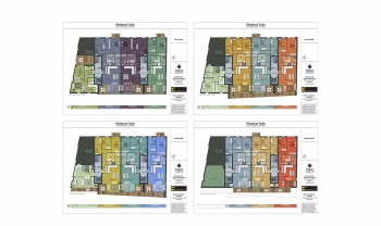 Plans de vente pour un immeuble à appartements à Huy